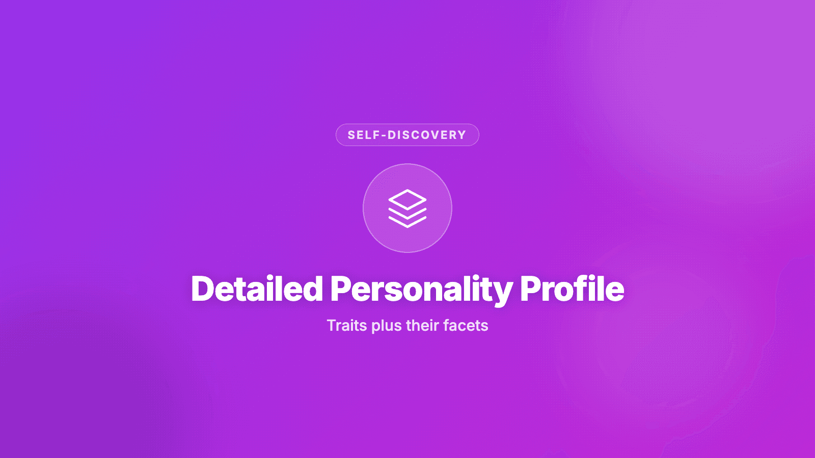 Detailed Personality Profile (Big Five + Facets - 60 Questions)